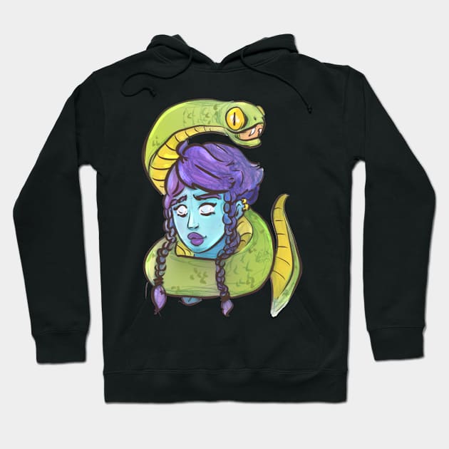 Snake Girl Hoodie by JXG